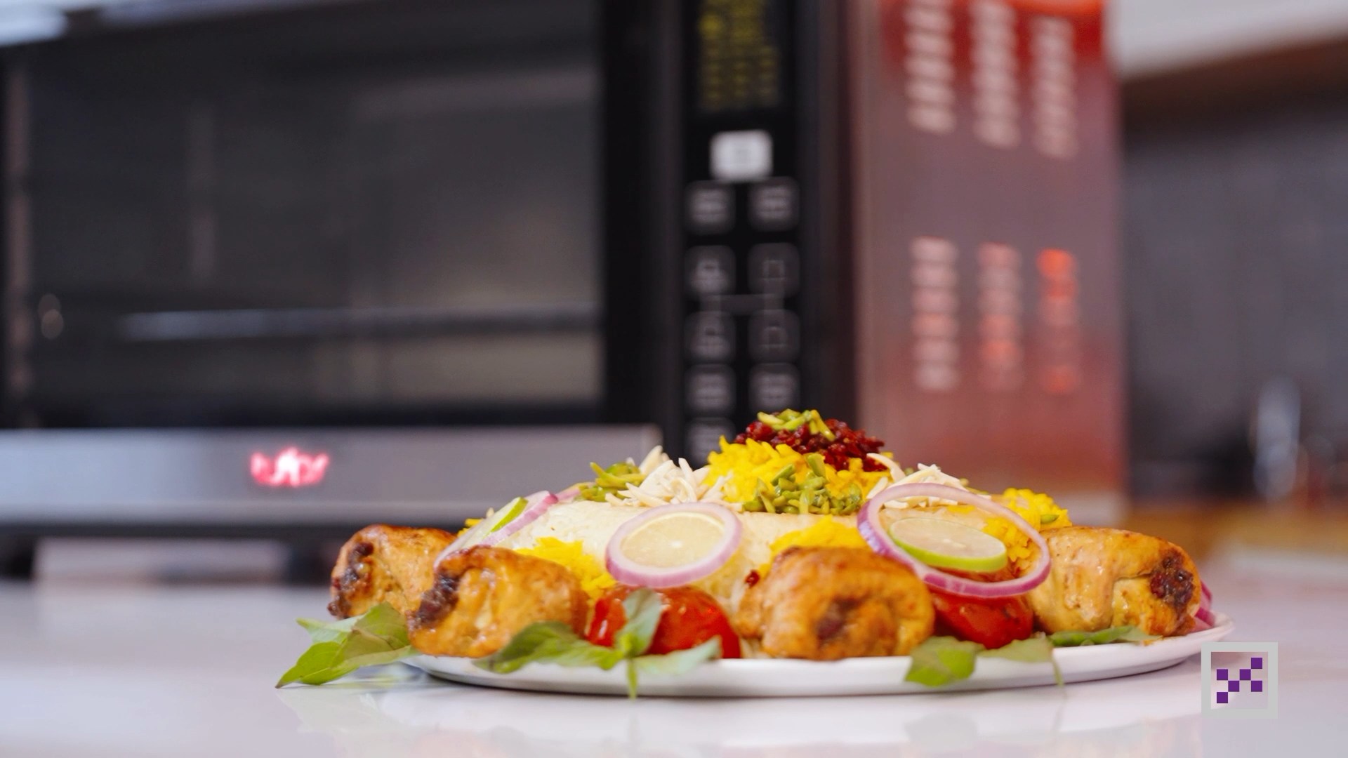 Content Creation for National Iran (Tulips) Brand - Rice and Spiral Chicken